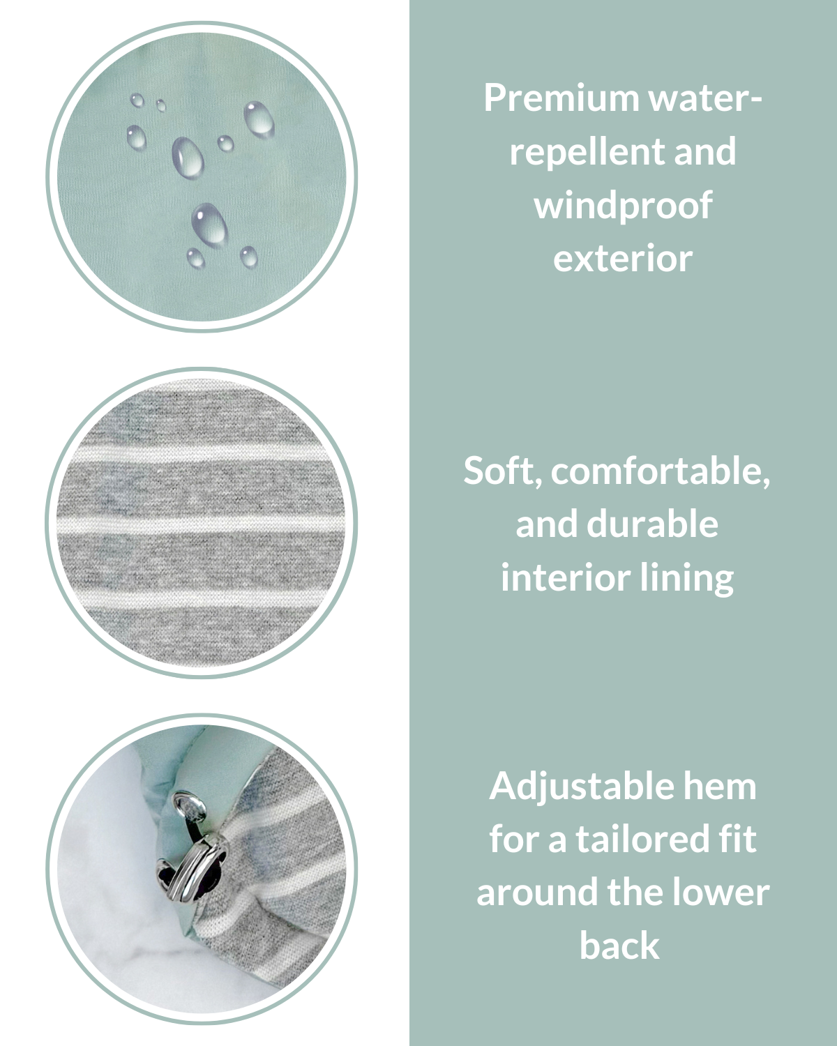 Looking for the best winter coat for dogs? The Snowline™ Puffer Dog Coat in sea foam green offers warmth, durability, and a stylish fit for small dogs and dachshunds. Stay cozy and protected all winter long!