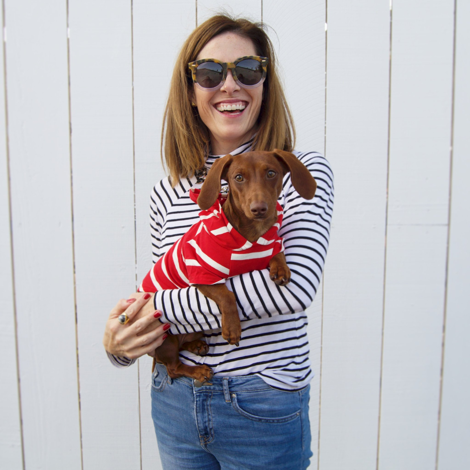 ed and White Dog Hoodie by DJANGO – Cozy, breathable, and designed for year-round comfort.