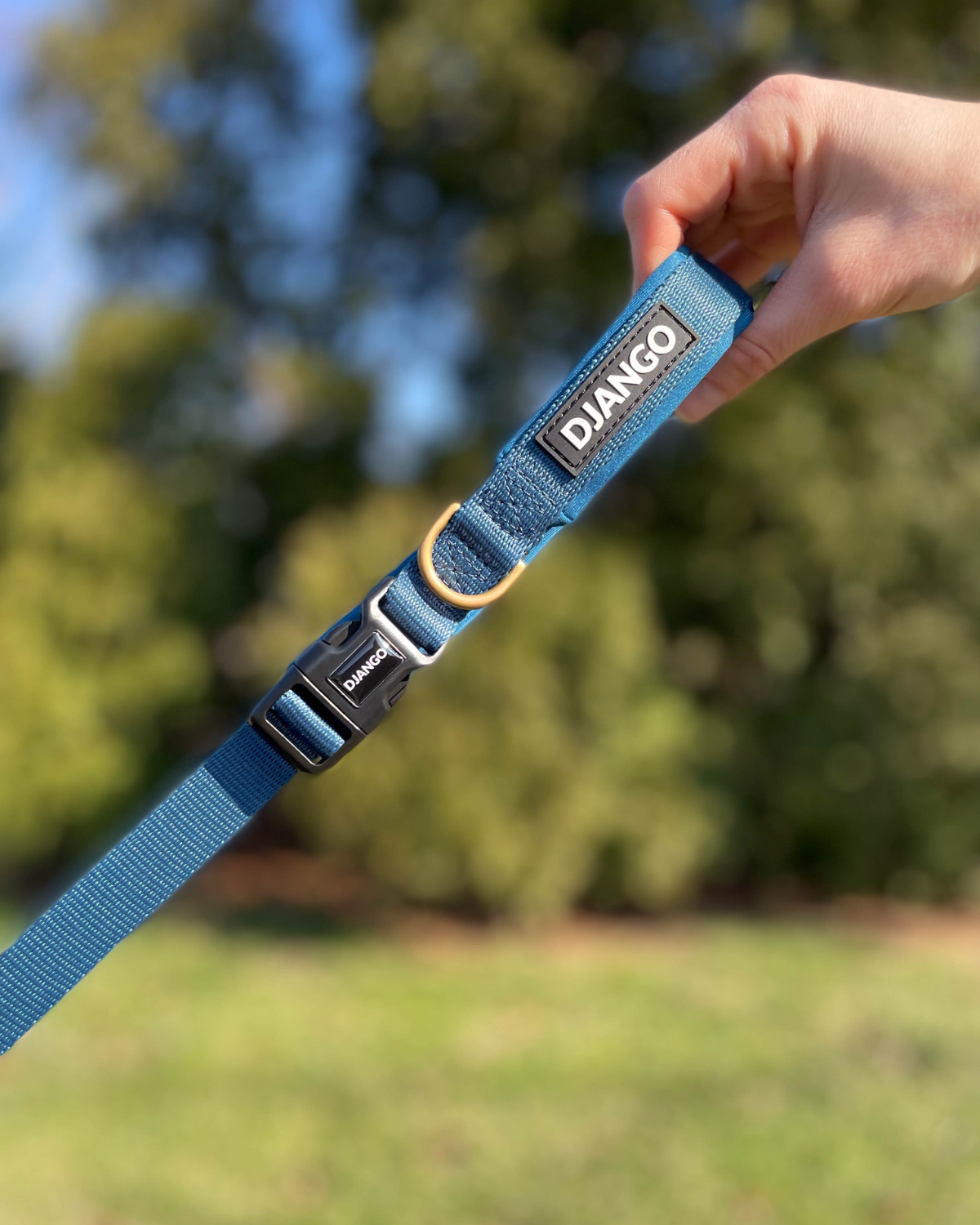 DJANGO’s Adjustable Hands-Free Adventure Dog Leash is a versatile leash that can be used as a 6.5 foot hand-held leash and an around-the-waist “hands-free” leash. The durable and stylish dog leash can also be used for temporary tie-ups (i.e. around your chair or table leg when you are out to lunch) and perfectly compliments your pup's favorite Adventure Collection harness and collar - djangobrand.com