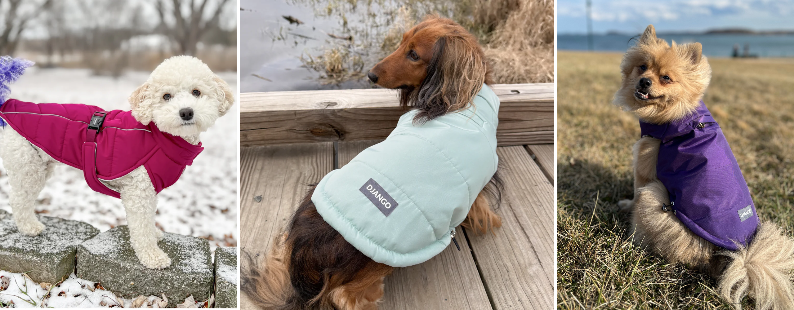 DJANGO Spring Sale 2025 - 30% OFF all DJANGO puffer dog coats today. Shop now!