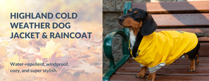 Highland Cold Weather Dog Jacket and Raincoat