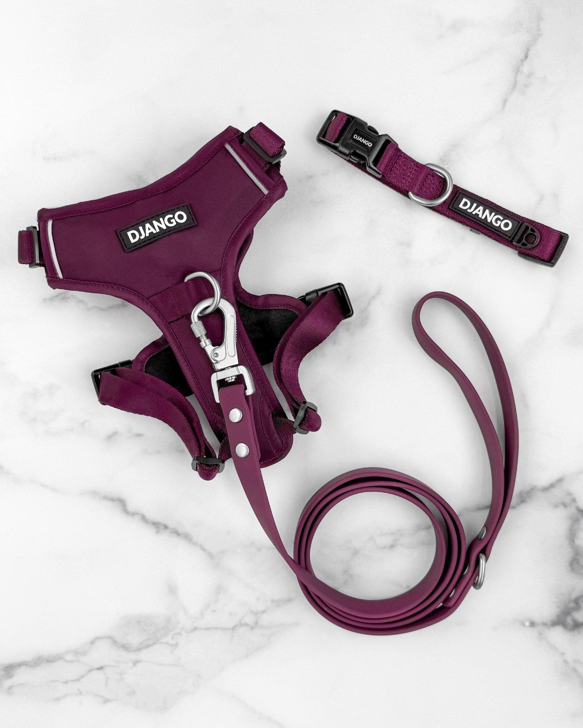 Soft, ergonomic, and adjustable dog harness – No pull design with a no-choke fit, making walks easier and more comfortable for all dog sizes