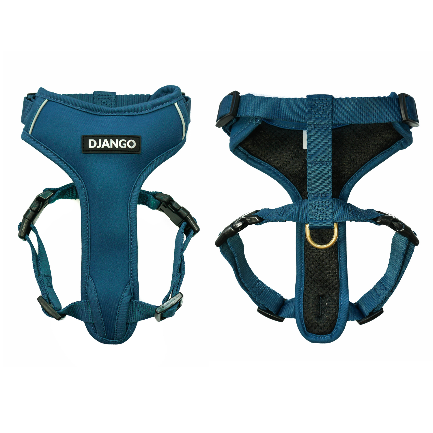 DJANGO’s Adventure Cat Harness is a comfortable, durable, and high quality cat harness designed for outdoor adventures and everyday wear. The padded and weather-resistant neoprene exterior is complimented by soft and breathable sport mesh lining, heavy-duty webbing, and beautiful solid brass hardware | djangobrand.com