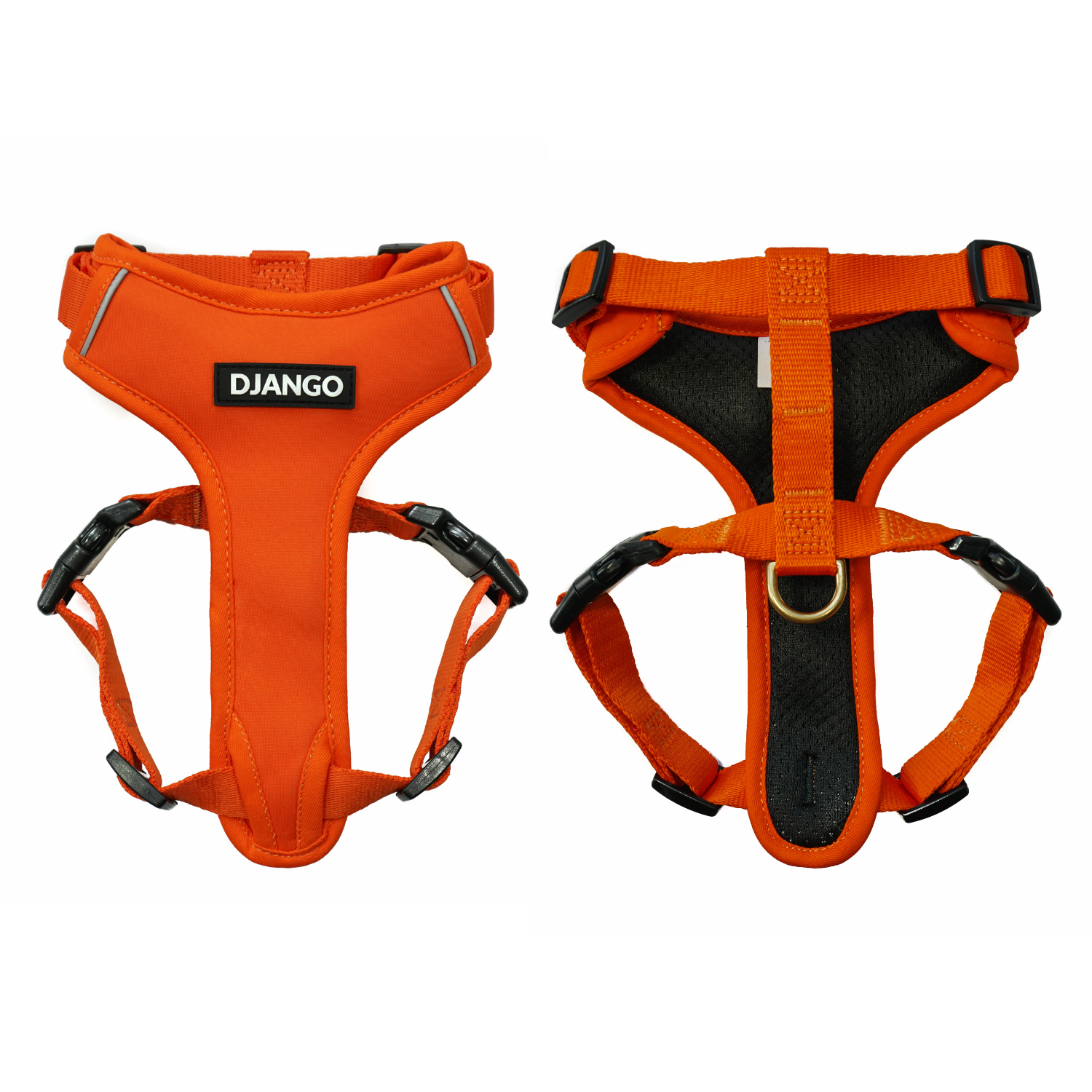 DJANGO’s Adventure Cat Harness is a comfortable, durable, and high quality cat harness designed for outdoor adventures and everyday wear. The padded and weather-resistant neoprene exterior is complimented by soft and breathable sport mesh lining, heavy-duty webbing, and beautiful solid brass hardware | djangobrand.com