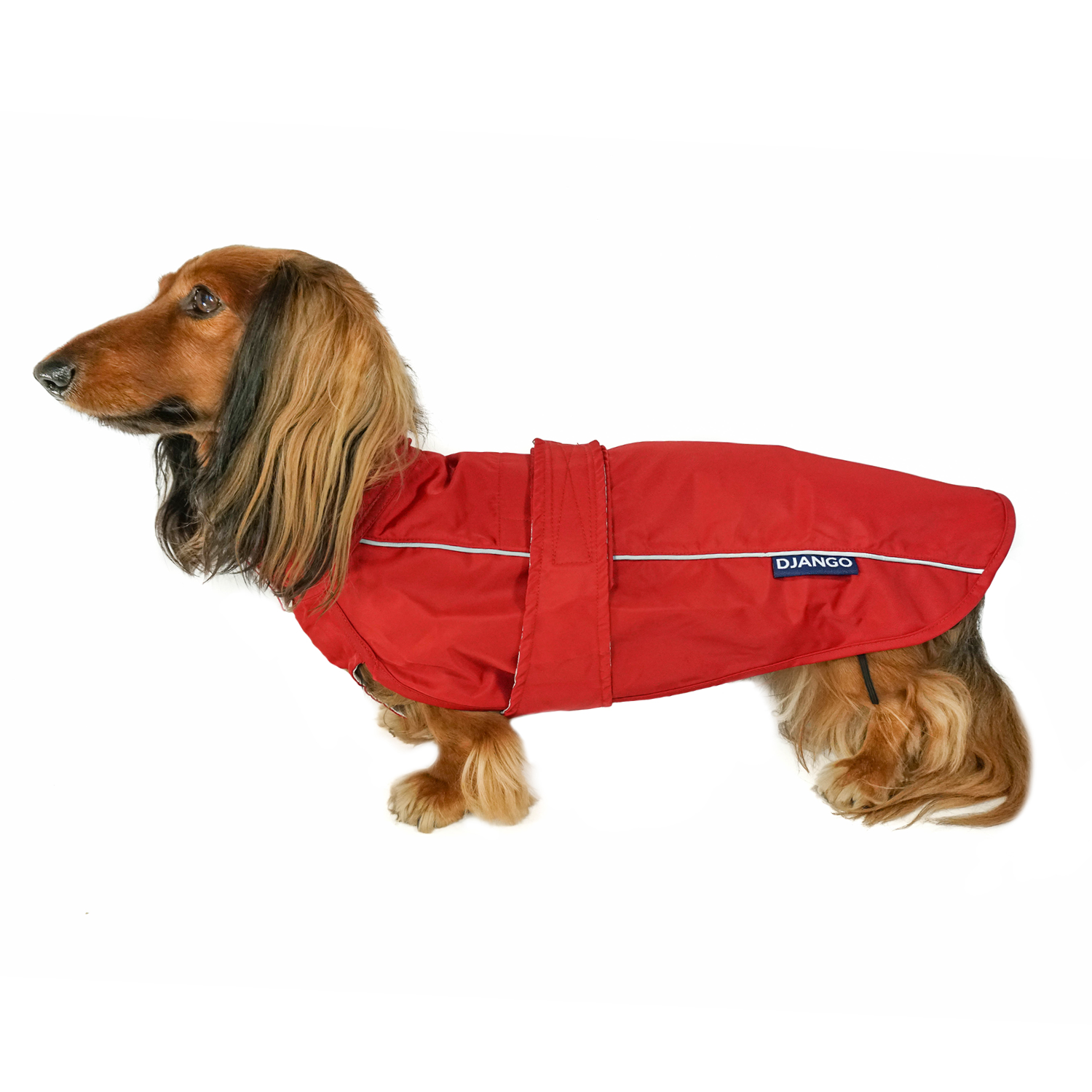City Slicker All Weather Dog Jacket Raincoat Cherry Red