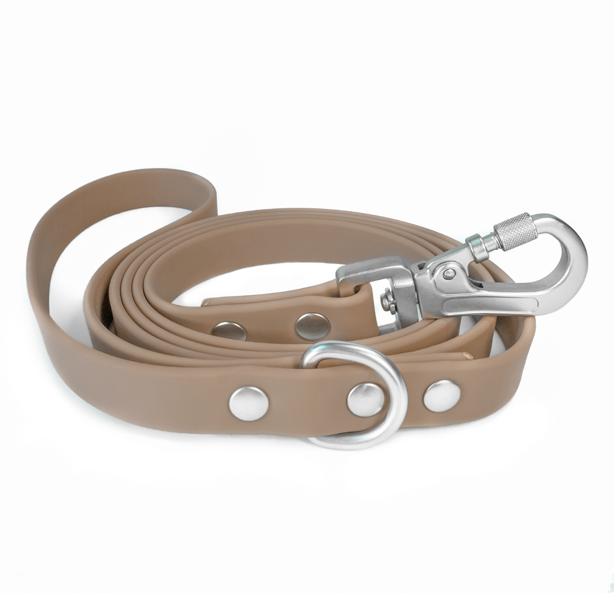 DJANGO Tahoe Waterproof Dog Leash in Sandy Beige - djangobrand.com